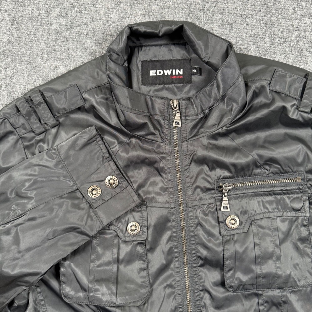 Edwin Collection XL Black Lightweight‎ Full Zip Jacket Long Sleeve Japan Men's